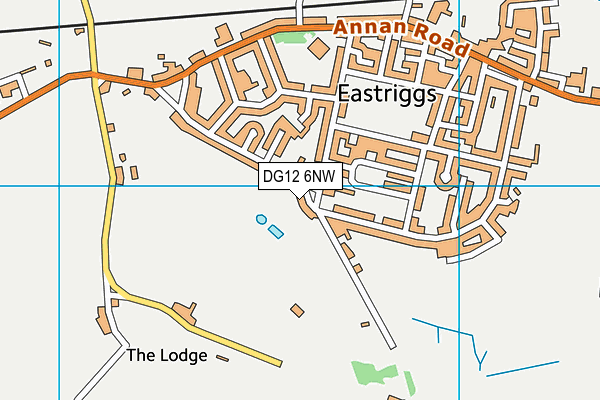 DG12 6NW map - OS VectorMap District (Ordnance Survey)