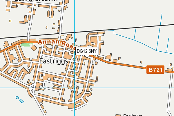 DG12 6NY map - OS VectorMap District (Ordnance Survey)