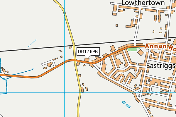 DG12 6PB map - OS VectorMap District (Ordnance Survey)
