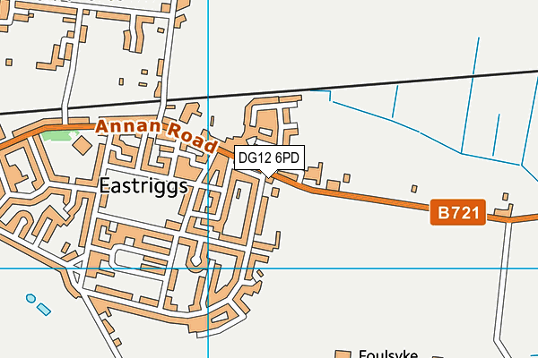 DG12 6PD map - OS VectorMap District (Ordnance Survey)