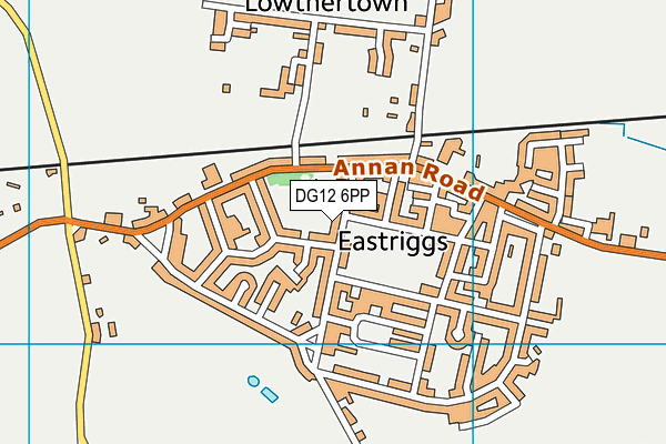 DG12 6PP map - OS VectorMap District (Ordnance Survey)