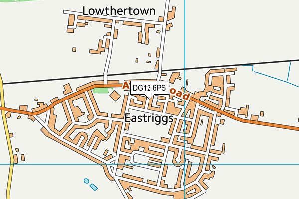DG12 6PS map - OS VectorMap District (Ordnance Survey)