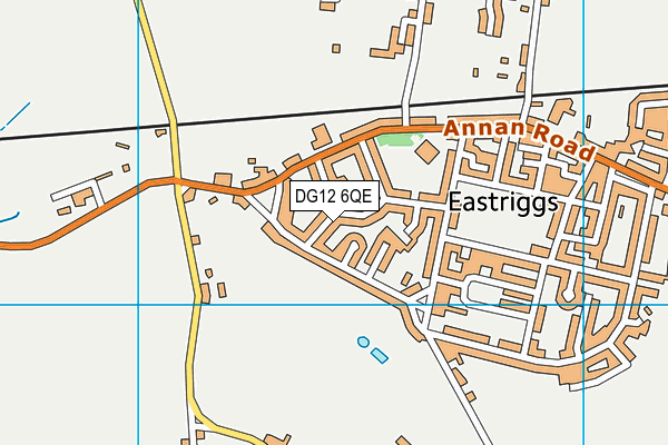 DG12 6QE map - OS VectorMap District (Ordnance Survey)