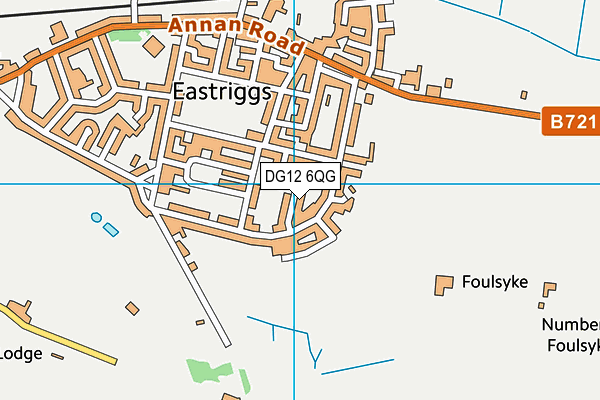 DG12 6QG map - OS VectorMap District (Ordnance Survey)