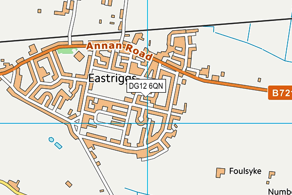 DG12 6QN map - OS VectorMap District (Ordnance Survey)