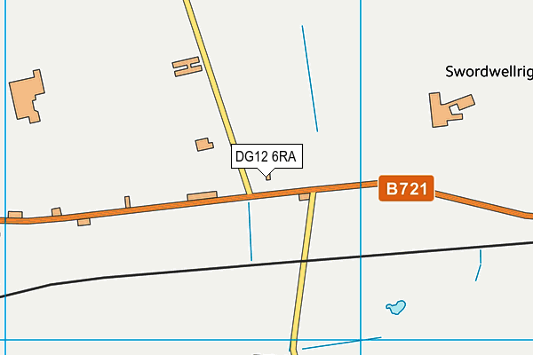 DG12 6RA map - OS VectorMap District (Ordnance Survey)