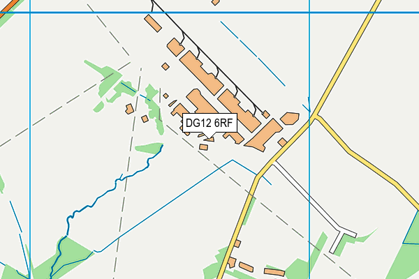 DG12 6RF map - OS VectorMap District (Ordnance Survey)