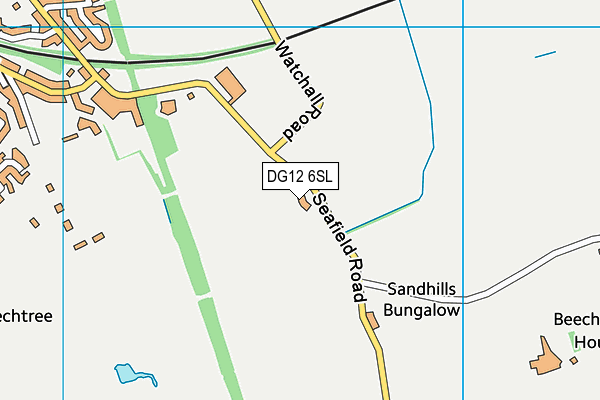 DG12 6SL map - OS VectorMap District (Ordnance Survey)