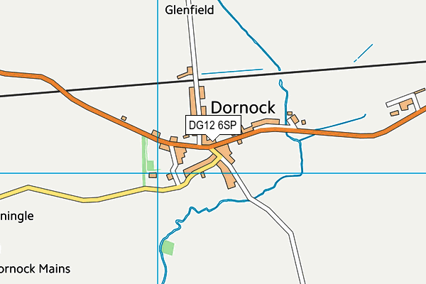 DG12 6SP map - OS VectorMap District (Ordnance Survey)