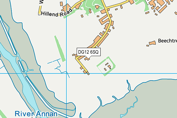 DG12 6SQ map - OS VectorMap District (Ordnance Survey)