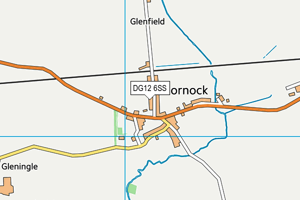 DG12 6SS map - OS VectorMap District (Ordnance Survey)