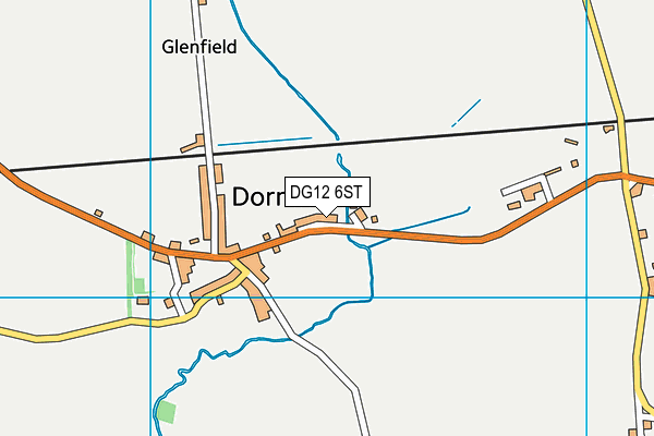 DG12 6ST map - OS VectorMap District (Ordnance Survey)
