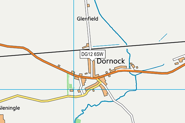DG12 6SW map - OS VectorMap District (Ordnance Survey)