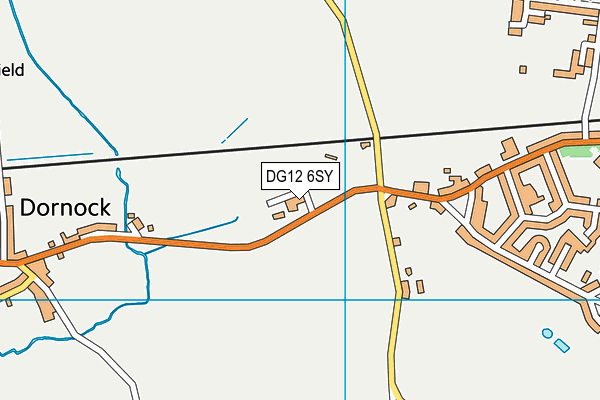 DG12 6SY map - OS VectorMap District (Ordnance Survey)