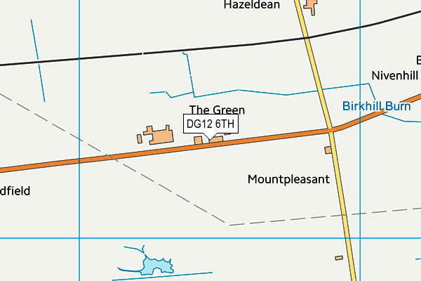 DG12 6TH map - OS VectorMap District (Ordnance Survey)