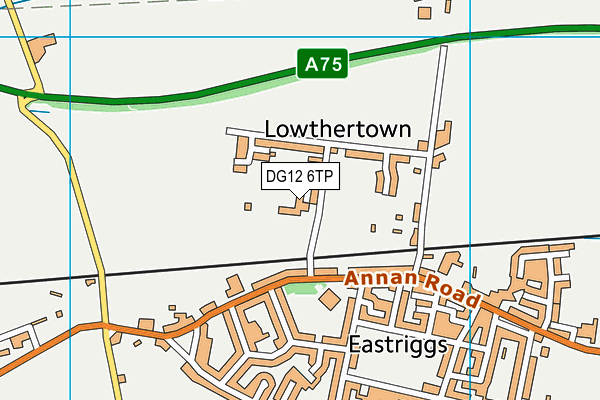 DG12 6TP map - OS VectorMap District (Ordnance Survey)