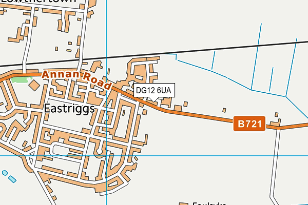 DG12 6UA map - OS VectorMap District (Ordnance Survey)