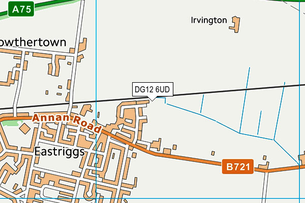 DG12 6UD map - OS VectorMap District (Ordnance Survey)
