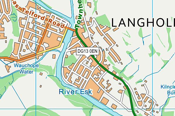 DG13 0EN map - OS VectorMap District (Ordnance Survey)
