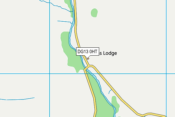 DG13 0HT map - OS VectorMap District (Ordnance Survey)