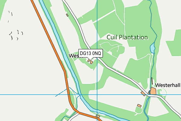 DG13 0NQ map - OS VectorMap District (Ordnance Survey)