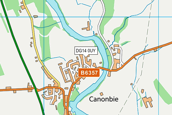 DG14 0UY map - OS VectorMap District (Ordnance Survey)