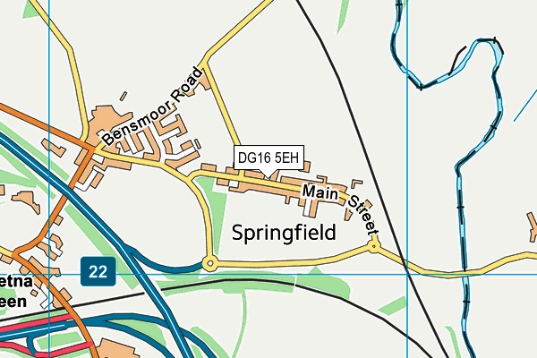 DG16 5EH map - OS VectorMap District (Ordnance Survey)