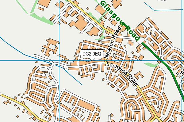 DG2 0EQ map - OS VectorMap District (Ordnance Survey)