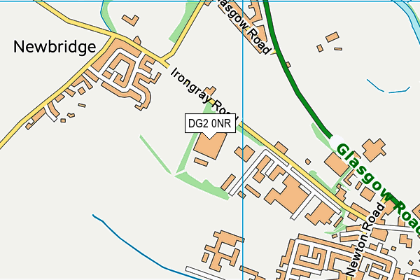 DG2 0NR map - OS VectorMap District (Ordnance Survey)
