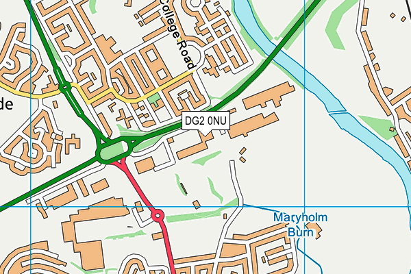 DG2 0NU map - OS VectorMap District (Ordnance Survey)