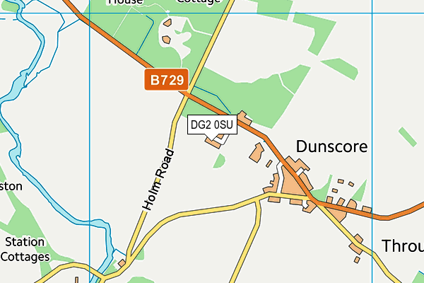DG2 0SU map - OS VectorMap District (Ordnance Survey)