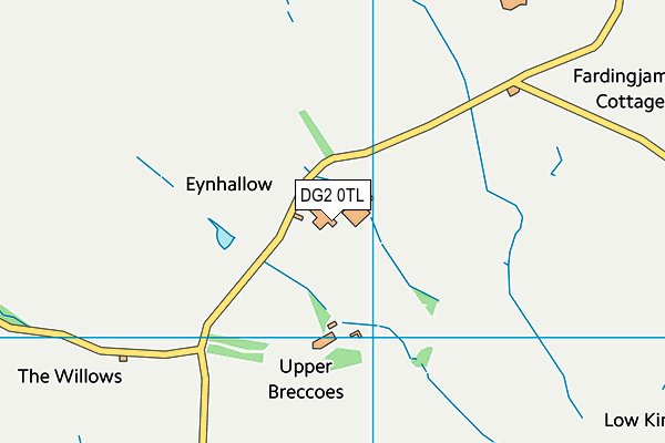 DG2 0TL map - OS VectorMap District (Ordnance Survey)