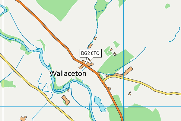 DG2 0TQ map - OS VectorMap District (Ordnance Survey)