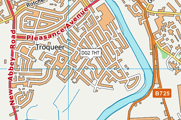 DG2 7HT map - OS VectorMap District (Ordnance Survey)