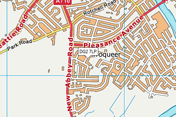 DG2 7LP map - OS VectorMap District (Ordnance Survey)