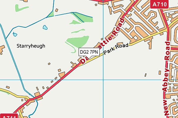 DG2 7PN map - OS VectorMap District (Ordnance Survey)