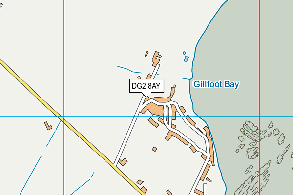 DG2 8AY map - OS VectorMap District (Ordnance Survey)