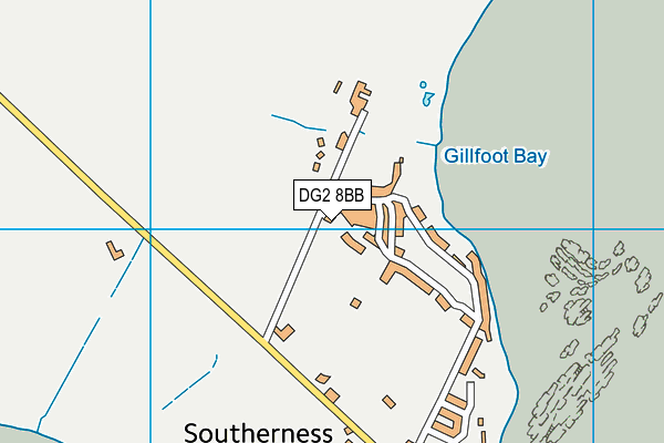 DG2 8BB map - OS VectorMap District (Ordnance Survey)