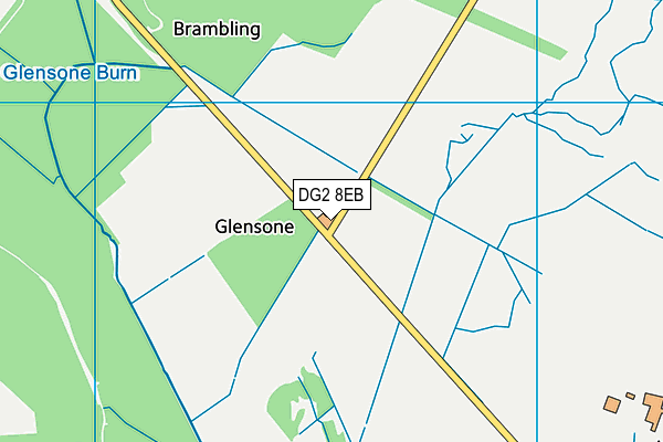 DG2 8EB map - OS VectorMap District (Ordnance Survey)