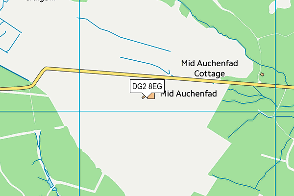 DG2 8EG map - OS VectorMap District (Ordnance Survey)