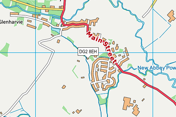 DG2 8EH map - OS VectorMap District (Ordnance Survey)