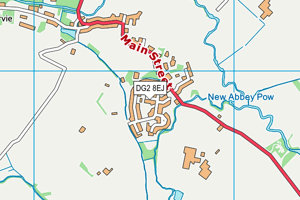 DG2 8EJ map - OS VectorMap District (Ordnance Survey)