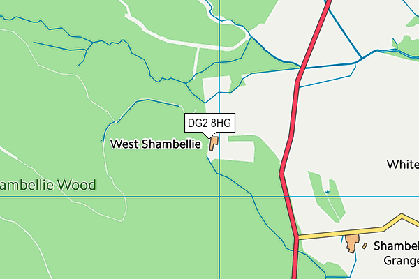 DG2 8HG map - OS VectorMap District (Ordnance Survey)