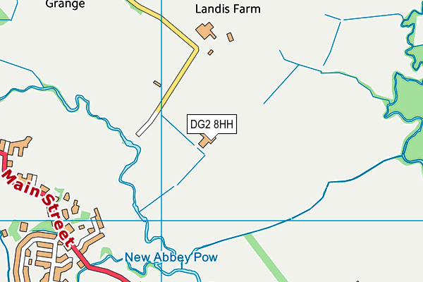 DG2 8HH map - OS VectorMap District (Ordnance Survey)