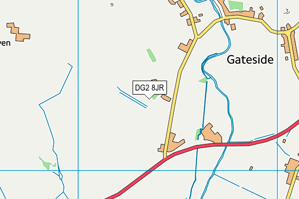 DG2 8JR map - OS VectorMap District (Ordnance Survey)