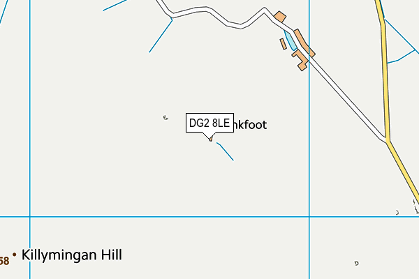 DG2 8LE map - OS VectorMap District (Ordnance Survey)