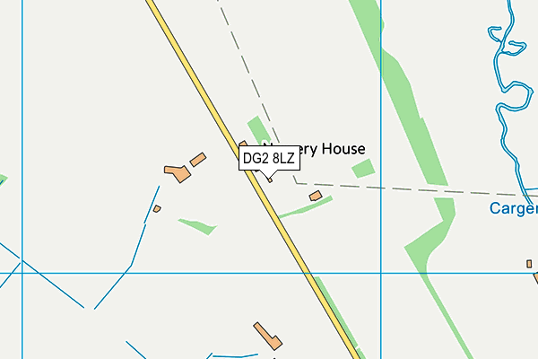 DG2 8LZ map - OS VectorMap District (Ordnance Survey)