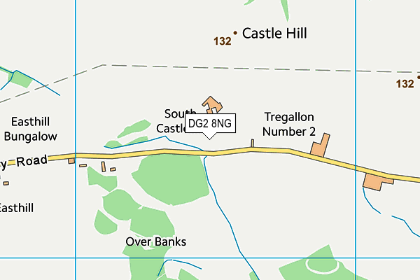 DG2 8NG map - OS VectorMap District (Ordnance Survey)