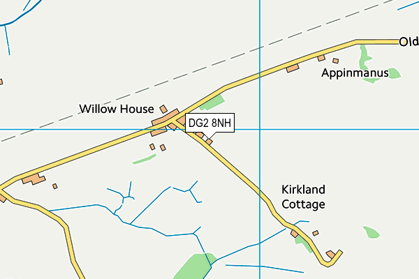 DG2 8NH map - OS VectorMap District (Ordnance Survey)