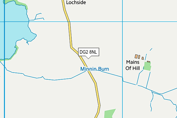 DG2 8NL map - OS VectorMap District (Ordnance Survey)